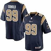 Nike Men & Women & Youth Rams #99 Donald Navy Team Color Game Jersey